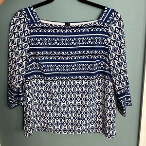 Icōne blouse 3/4 length sleeves